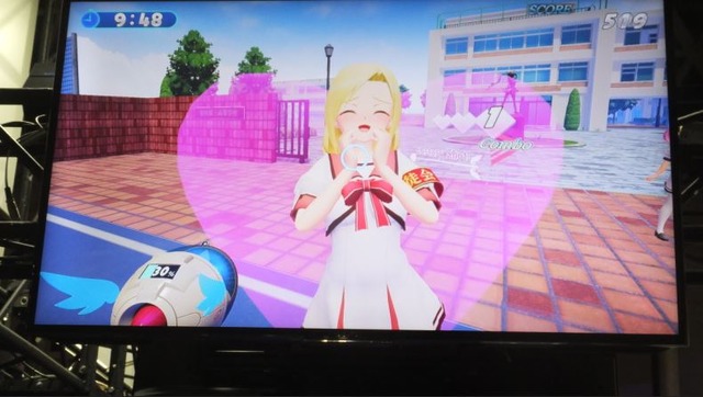 【TGS2017】美少女たちを迎え撃て！ 360度あらゆる方向からの“告白”に立ち向かう『ぎゃる☆がん2』を回転しつつプレイ