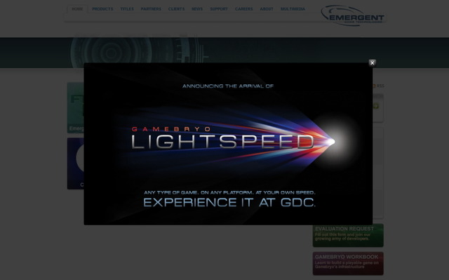 エマージェント、ゲームエンジン「Gamebryo」の新シリーズ「Gamebryo LightSpeed」をリリース