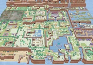 『ゼルダの伝説 夢をみる島』のコホリント島を3D化