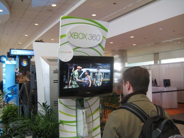 【GDC 2009】ロビーバーではドリンクを飲みながら最新Xbox360ゲームを体験!?