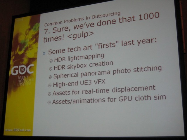 【GDC 2009】知られざる「テクニカルアーティスト」の重要性