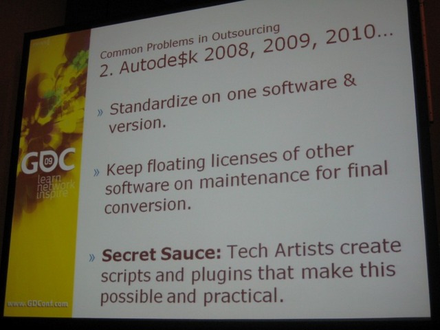 【GDC 2009】知られざる「テクニカルアーティスト」の重要性