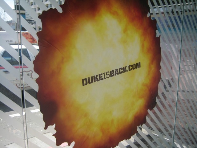 【GDC 2009】会場付近に謎のサイン・・・「Duke Nukem」が帰って来た!