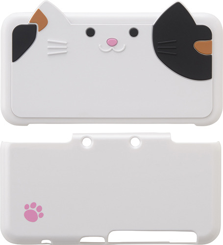 New 2DS LL用「ねこにゃん」保護カバーが2月28日発売―ゲーム機をキュートにカスタマイズ