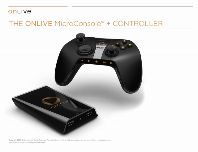 【GDC 2009】最新ゲームをストリーミング配信「OnLive」を体験した