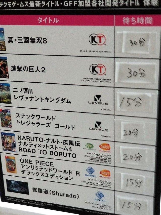 「GFF AWARD 2018」レポ第２弾は試遊・展示コーナーへ！―TSUKUMOの新作PCのお披露目も