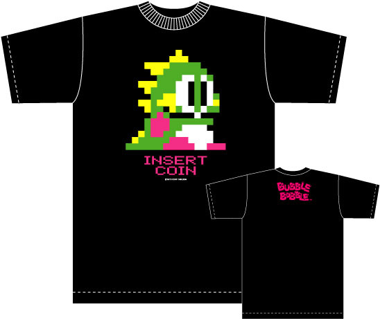 タイトーの人気ゲームタイトルがTシャツに！「TAITO GAME Tシャツ」3種類登場！