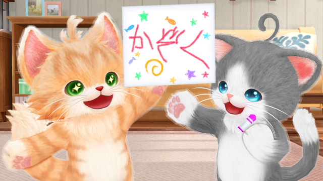 スイッチ/3DS『ネコ・トモ』発表─今度は“ほんわか家族”ができちゃう！ 可愛い2匹のネコとおしゃべりしよう