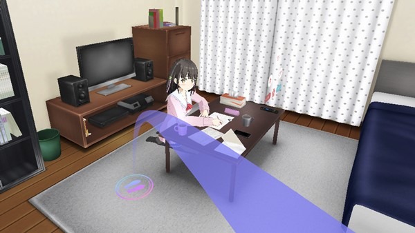 結衣と一緒に生活できる！『One Room VR 花坂結衣は引越してくる  -制服編』のiOS版が販売開始