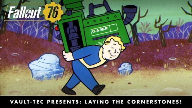 好きな場所からアメリカを再建しよう！『Fallout 76』「C.A.M.P.」紹介アニメ公開【gamescom 2018】