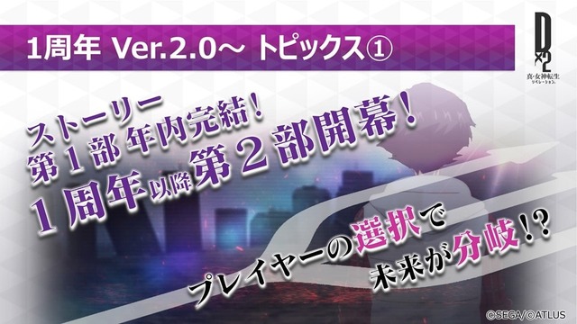 『Ｄ×２ 真・女神転生リベレーション』年内にストーリー1部完結―今後のアップデート新情報公開