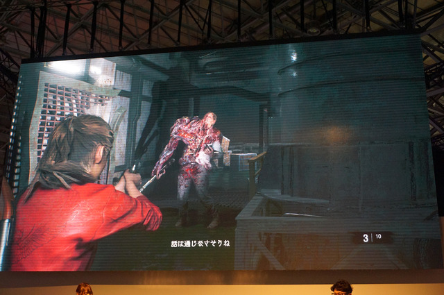 『バイオハザード RE:2』ステージレポ─手に汗握る実機プレイに会場の視線も釘付け【TGS2018】