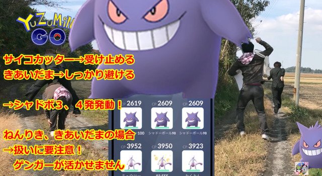 ゲンガーってホント、火力がヤバいんです！こう使えばね【ポケモンGO 秋田局】