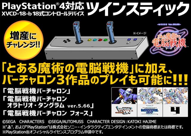 タニタが提案する『電脳戦機バーチャロン』用ツインスティック、増産クラウドファンディングが目標金額を突破し増産決定