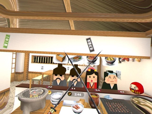 【吉田輝和のVR絵日記】ワンオペ飲食店シミュ『カウンターファイト SE』客VS丼屋店主の仁義なき戦い