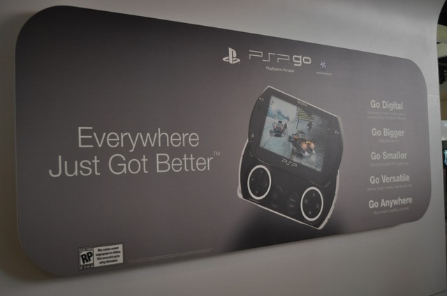 【E3 2009】PSP goを間近でチェックしてみる