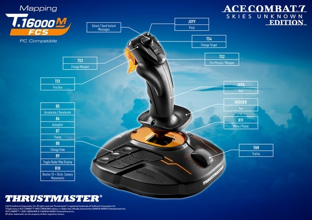 PC版『エースコンバット7』最新アプデでLogicool/Thrustmasterのフライトスティックに対応