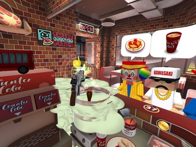【吉田輝和のVR絵日記】ワンオペ飲食店シミュ『カウンターファイト3』ピザにパスタにゾンビ退治！