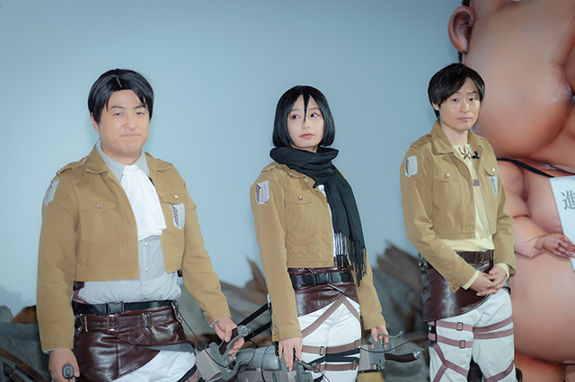 宇垣美里、「進撃の巨人」ミカサのコスプレ姿披露！ ミニ巨人を駆逐する一幕も【写真42枚】