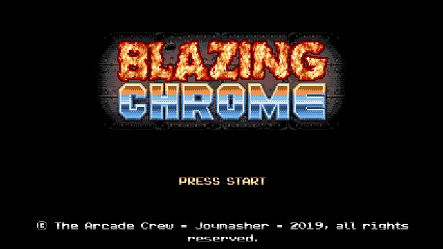 【吉田輝和の絵日記】撃って走ってぶっ壊せ！『Blazing Chrome』魂斗羅ライクな爽快2D横スクACT！