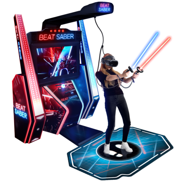 VRリズムゲーム『Beat Saber』アーケード版が日本初登場！那須ハイランドパークでライトセイバーを振るおう