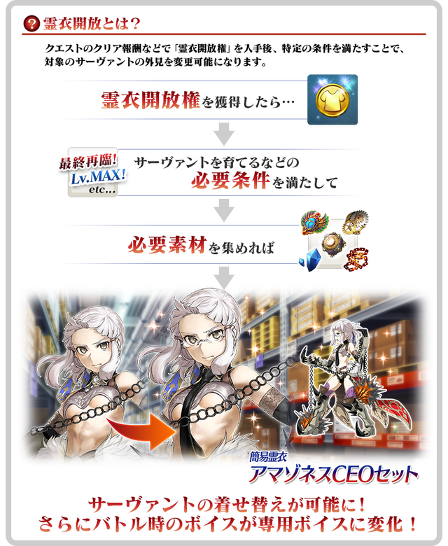 『FGO』新イベント「救え！ アマゾネス・ドットコム」は1月22日から！ 難易度は「終局特異点」クリア水準─“CEO”な簡易霊衣も実装