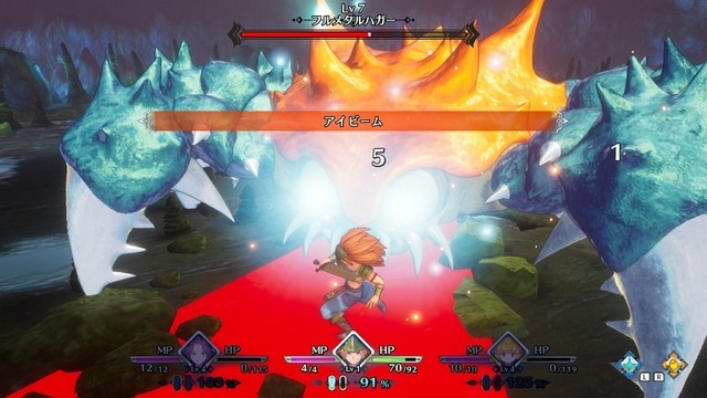 『聖剣伝説3 TRIALS of MANA』体験版で最も使い勝手の良いのは誰？各キャラレベル1で「フルメタルハガー」をひたすら討伐して検証！