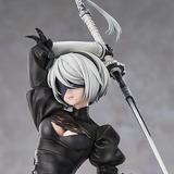衣装から太ももがチラリ！「ニーアオートマタ」より「2B（ヨルハ二号B型）」が優雅な戦闘ポーズでフィギュア化
