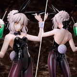艶めく衣装と美脚にドキッ！『FGO』よりセイバーオルタがバニーVer.で立体化―手に持ったハンバーガーは圧倒的なボリューム