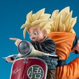 「ドラゴンボールZ」バイクに乗ったスーパーサイヤ人「孫悟空＆孫悟飯」フィギュアが抽選販売！ディテールにこだわり360度楽しめる