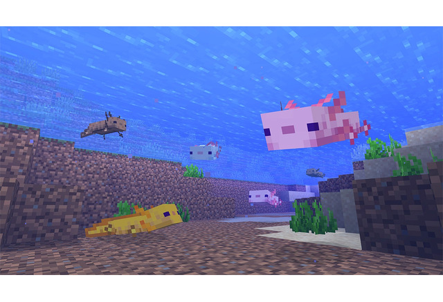 スイッチ版 マインクラフト にウーパールーパーがやってきた 大型アップデート Caves Cliffs 洞窟と崖 第1弾配信開始 インサイド スイッチ版 マインクラフト にウーパールーパーがやってきた 大型アップデート Caves Cliffs 洞窟と崖 第1弾配信開始 インサイド