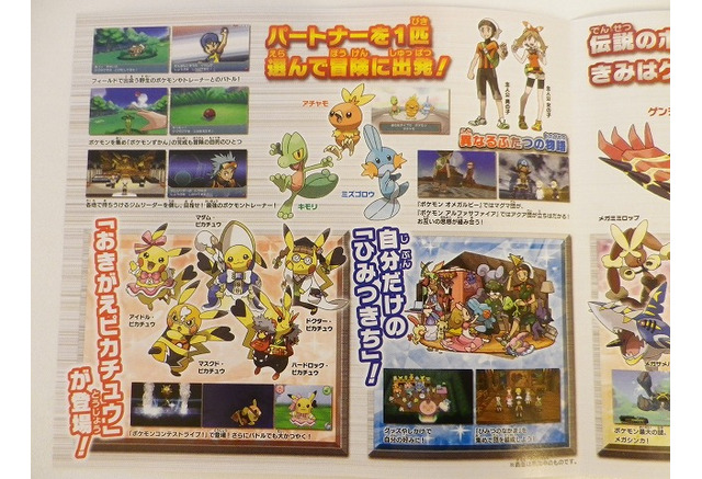 新しい要素をぎゅっとつめこんだ ポケットモンスター オメガルビー アルファサファイア のチラシを入手 3枚目の写真 画像 インサイド