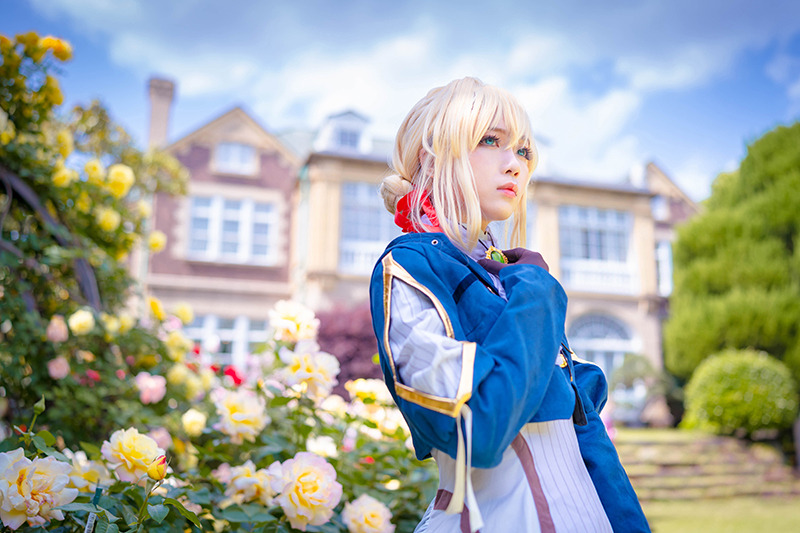 ヴァイオレット エヴァーガーデン ヴァイオレットに扮したコスプレイヤーをピックアップ 音羽御殿 で可憐な自動手記人形を撮り下ろし コスプレ インサイド