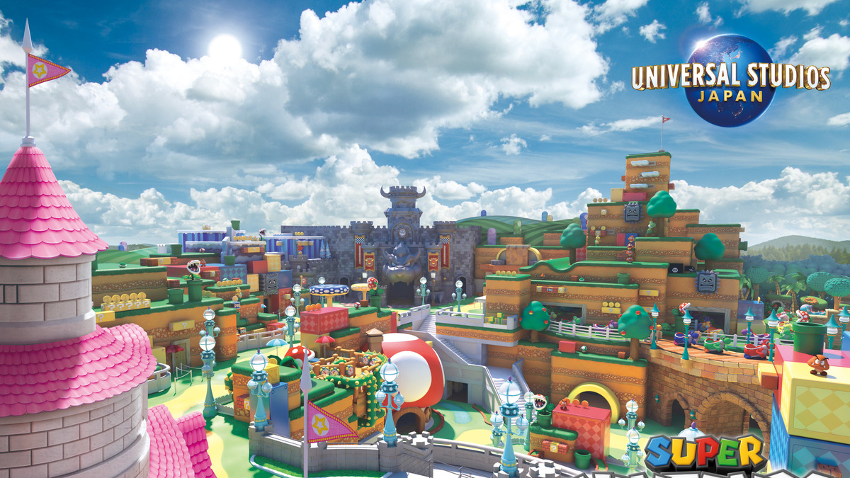 Usj 任天堂 テーマエリア Super Nintendo World の新ビジュアルを公開 ピーチ城やクッパ城 マリオカート のアトラクションもある夢の空間 インサイド