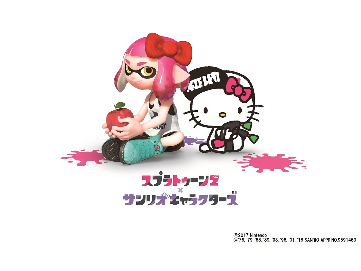 スプラトゥーン2 x サンリオ コラボフェア開催 限定グッズが スプラトゥーン2 x サンリオ コラボフェア開催 限定グッズが