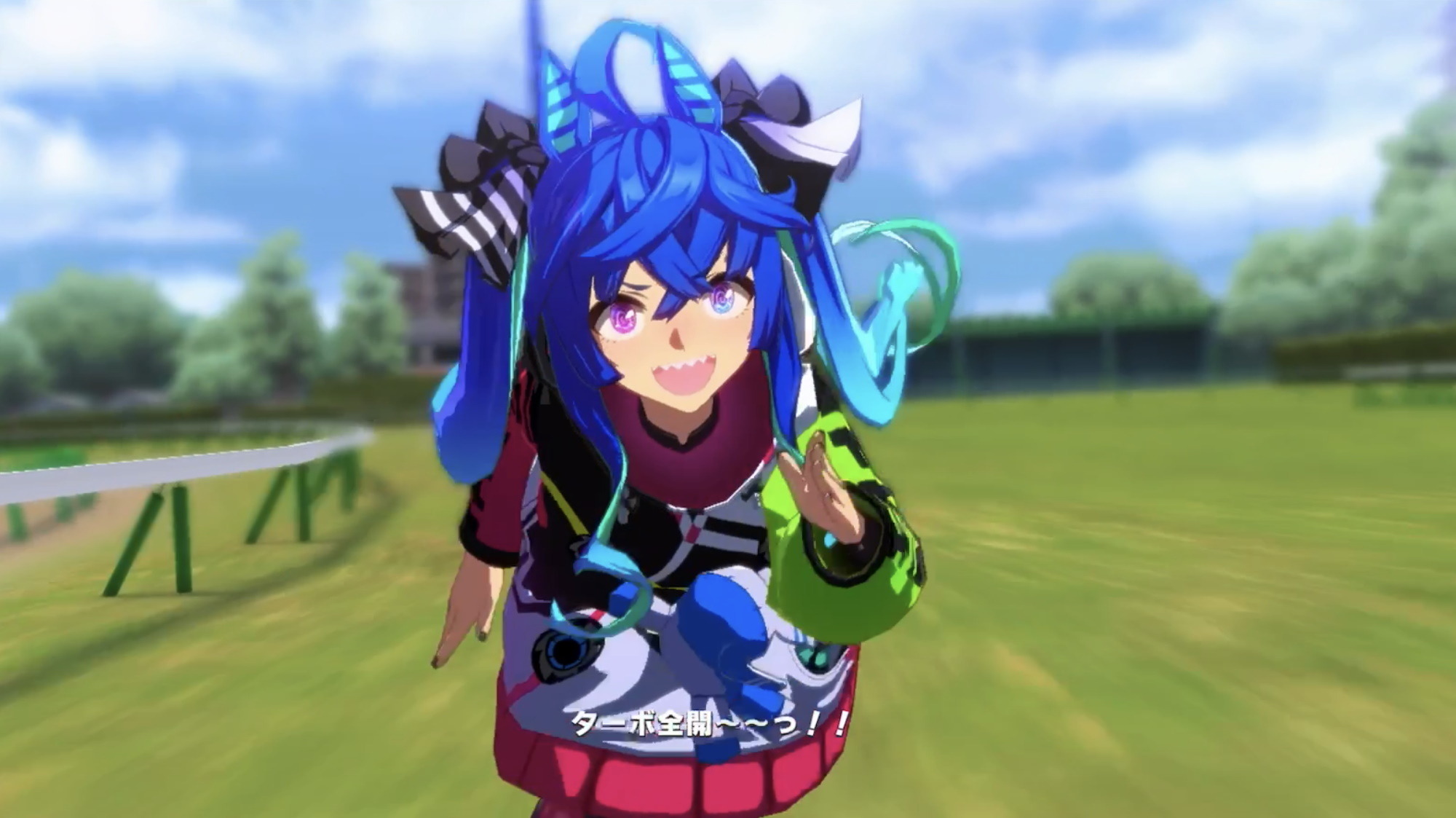 ウマ娘』ツインターボ師匠、勝負服で登場！ターボエンジン全開で