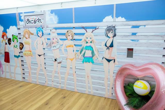 あにまーれ」「ハニスト」らが水着姿で大集合！新宿で展開中の