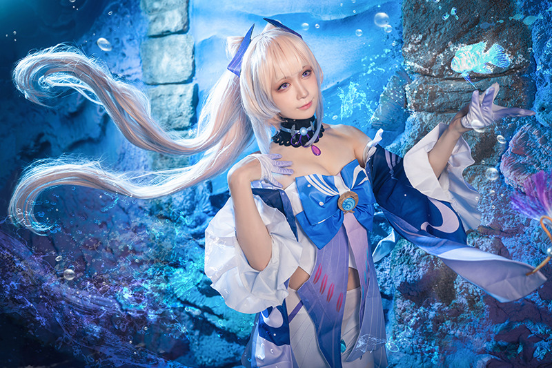 原神コスプレ　珊瑚宮心海 コスプレ】『原神』珊瑚宮心海が神秘的な美しさ！注目レイヤー