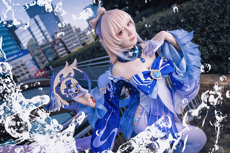 原神コスプレ　珊瑚宮心海 コスプレ】『原神』珊瑚宮心海が流麗にして甘美！中国人気