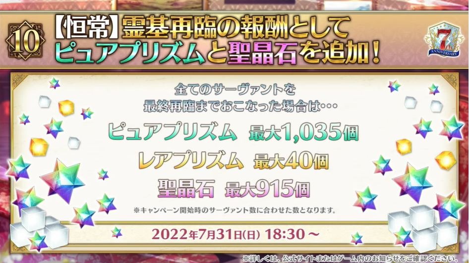 FGO』最大で「聖晶石915個」の大盤振る舞い！ 霊基再臨でピュア