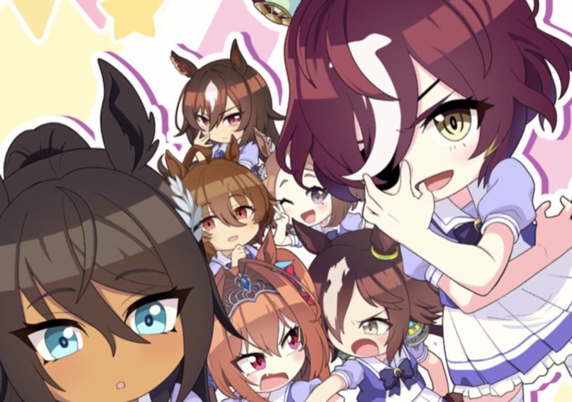ウマ娘　タニノギムレット　公式リボンキーホルダー ウマ娘 タニノギムレット むぎゅみにキーホルダー 公式アクスタ