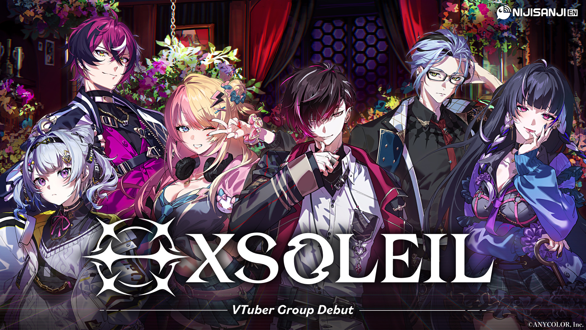 にじさんじEN」新VTuberグループ「XSOLEIL（エクソレイ）」発足！新た