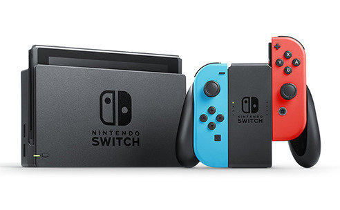 Switch 本体と付属品(Joy-Conは破損)