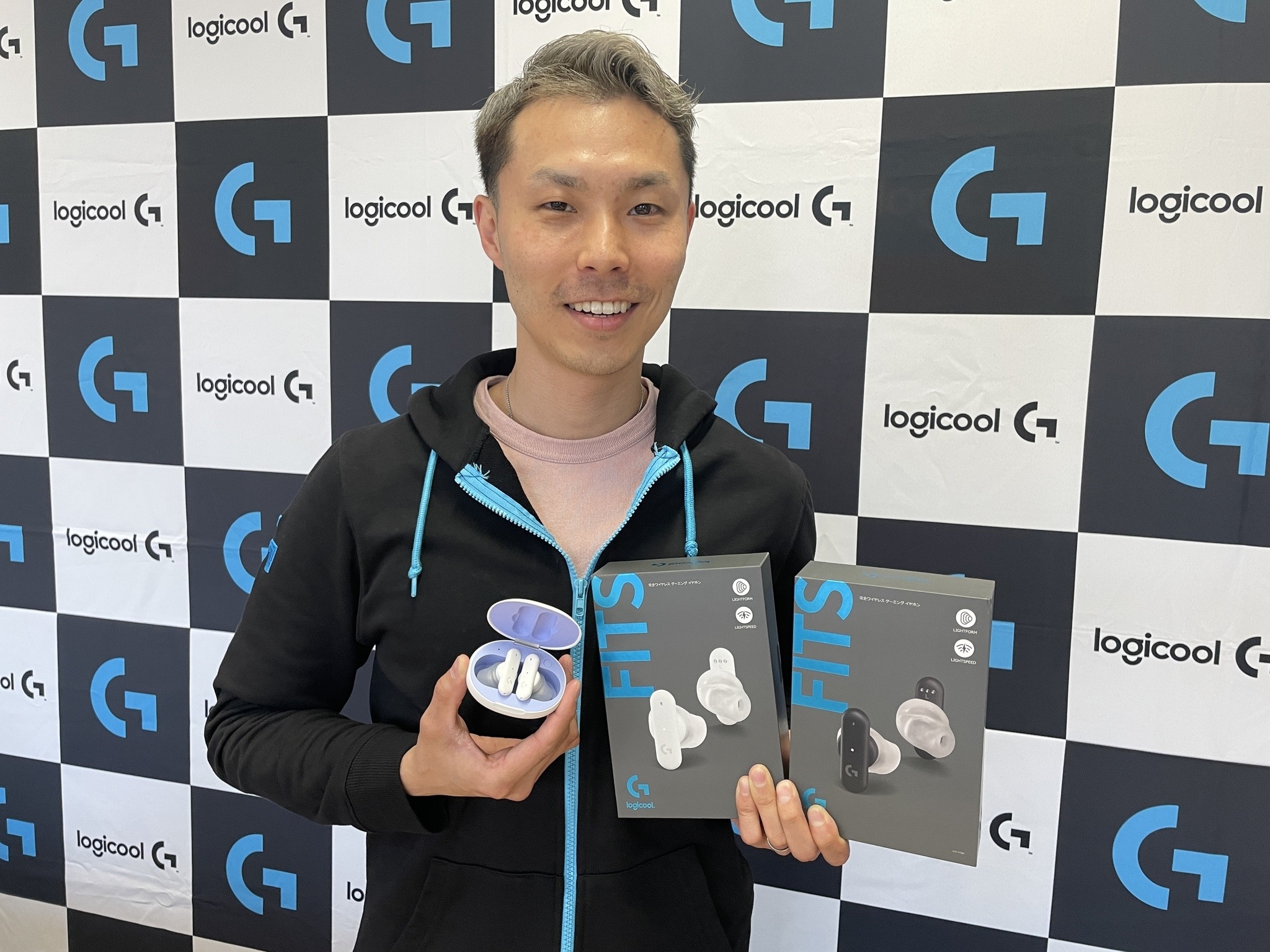 Logicool G FITS ワイヤレス ゲーミングイヤホン-