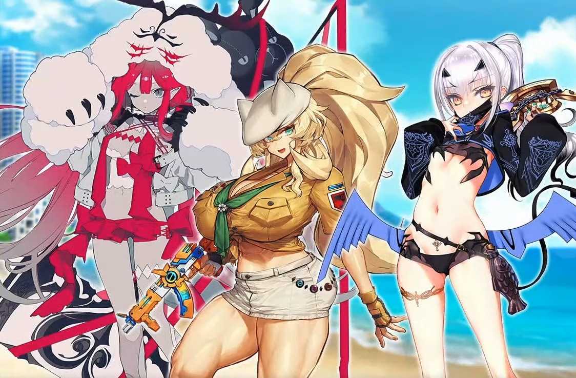 fgo メリュジーヌ 水着 カード風アクリルブロック 最終再臨 FGO 最終再臨展 編成画面風カード メリュジーヌ 水着 ルーラー