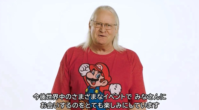 引退するマリオ声優・チャールズさんと宮本茂氏からの「ビデオ