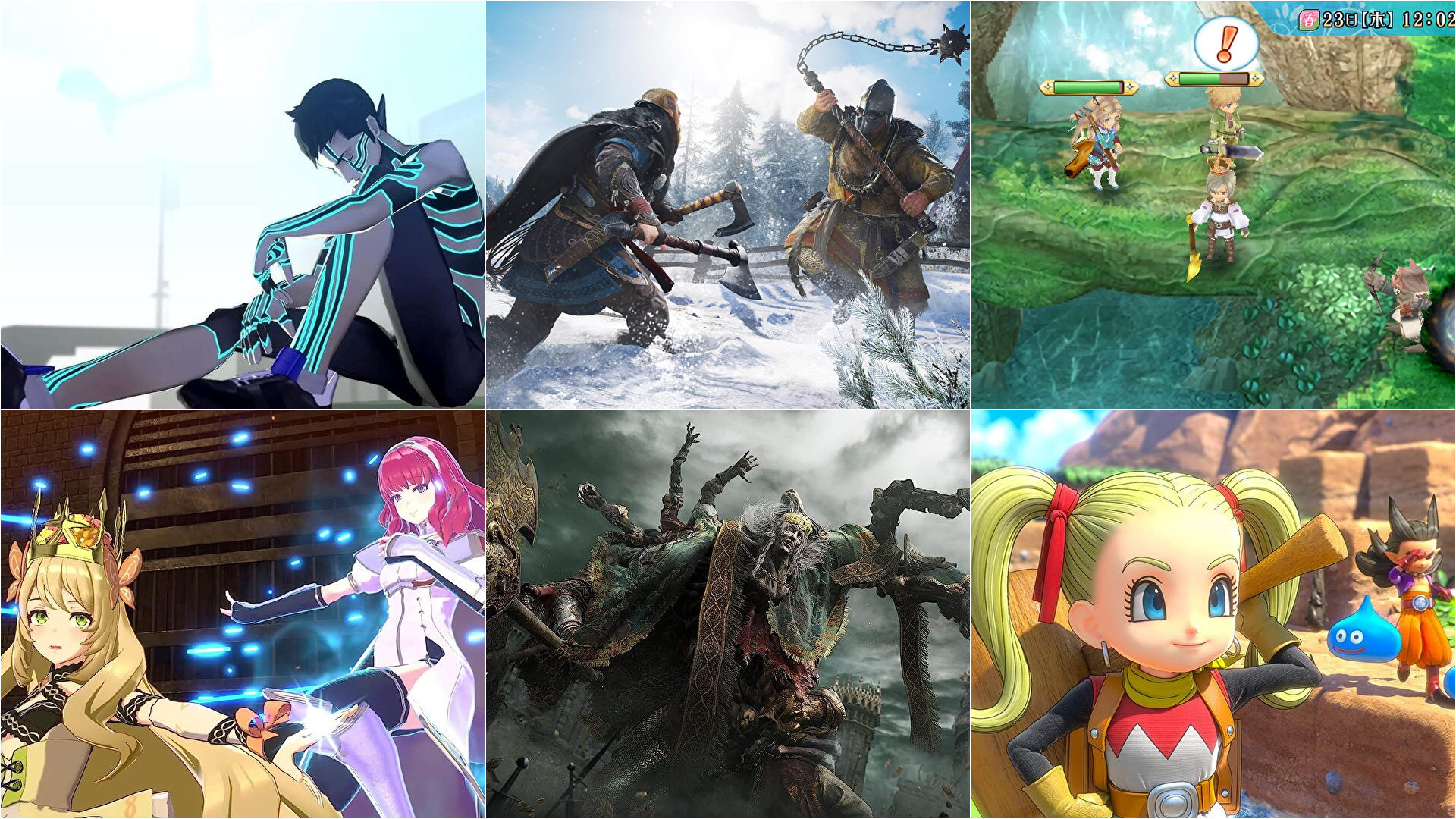 Switch ドラゴンクエストビルダーズ2　ゼノブレイド　ファイアー 真・女神転生III』『ルンファク4』『ドラクエビルダーズ2』が各