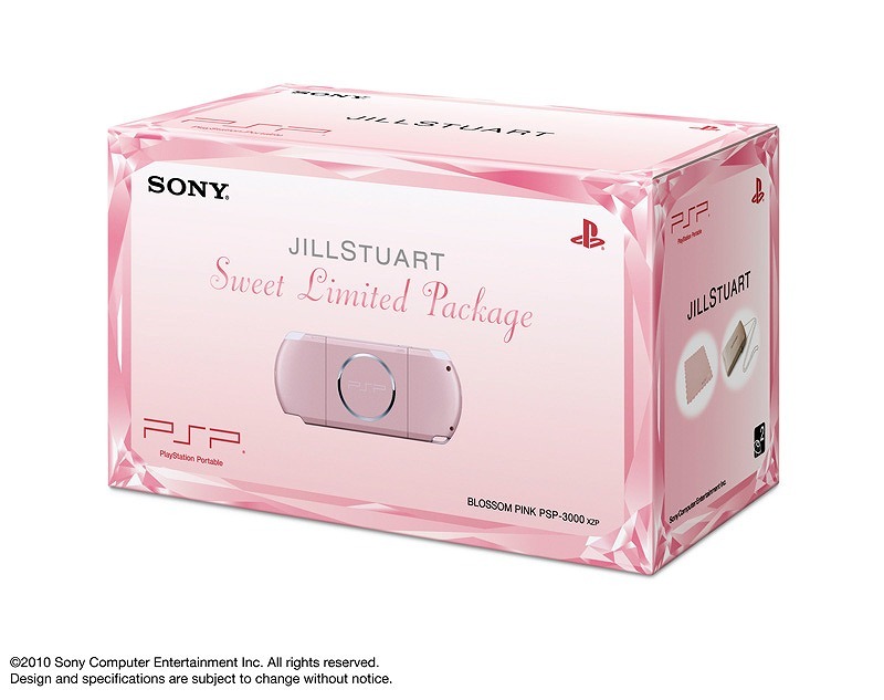 PSPとJILLSTUARTがコラボ！PSP-3000「Sweet Limited Package」数量限定