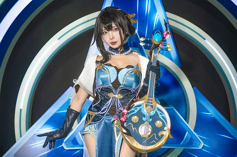 コスプレ】『崩壊：スターレイル』ルアン・メェイの玲瓏な美貌に