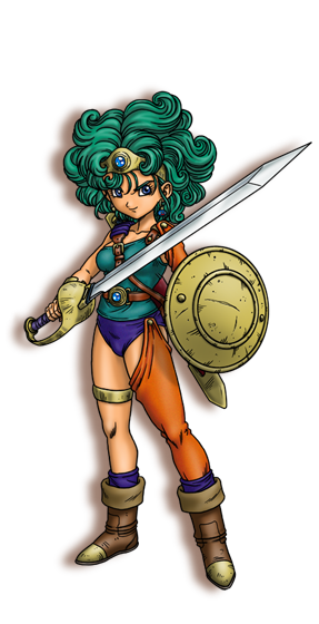 キュートすぎる…！大川ぶくぶ先生が『ドラクエ4』女勇者のイラストを